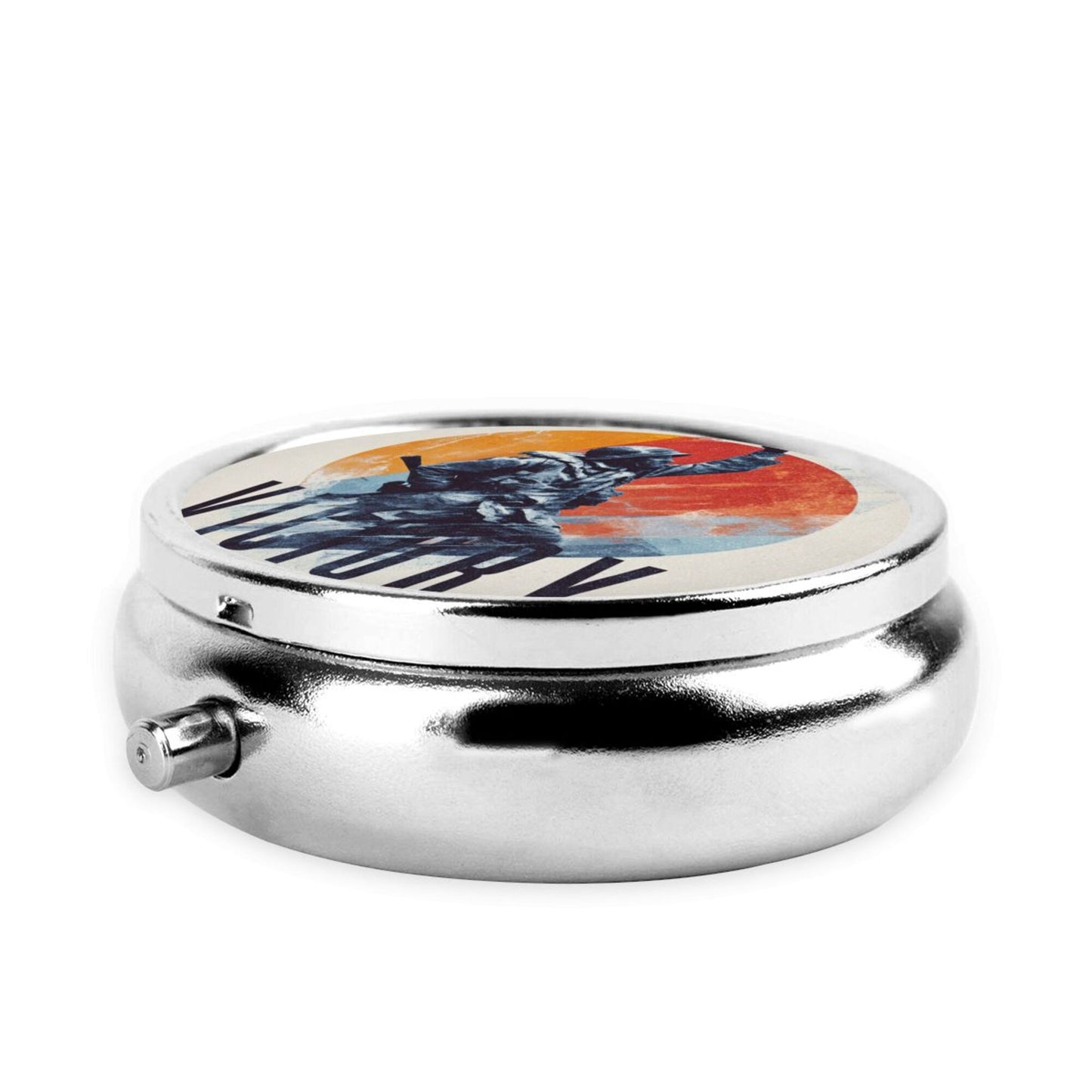 Creative Retro Warrior Pattern Portable Storage Box / Pill Case