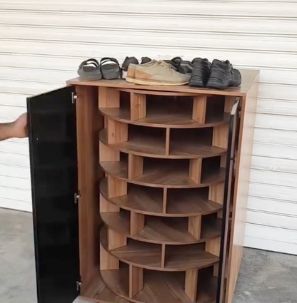 🌟High-end quality🌟[Clearance sale, buy one get one free]Large capacity rotating shoe rack
