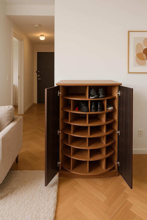 🌟High-end quality🌟[Clearance sale, buy one get one free]Large capacity rotating shoe rack