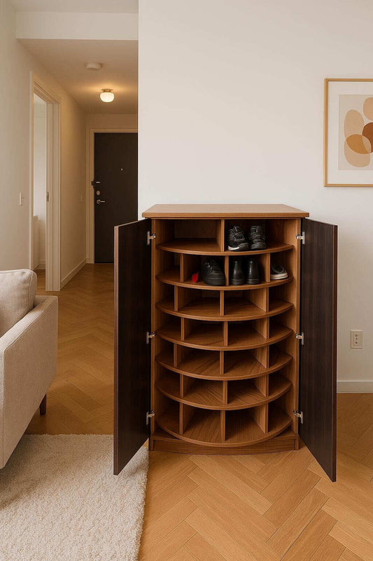🌟High-end quality🌟[Clearance sale, buy one get one free]Large capacity rotating shoe rack