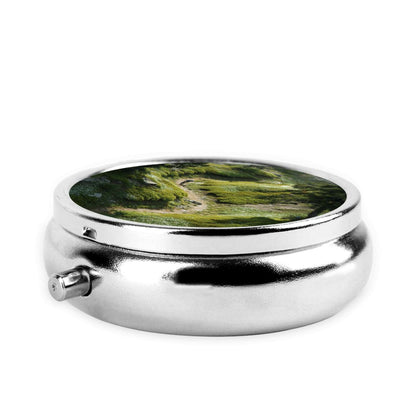 Nature Cycling Scenic Portable Storage Box | Compact Metal Pill/Accessory Case