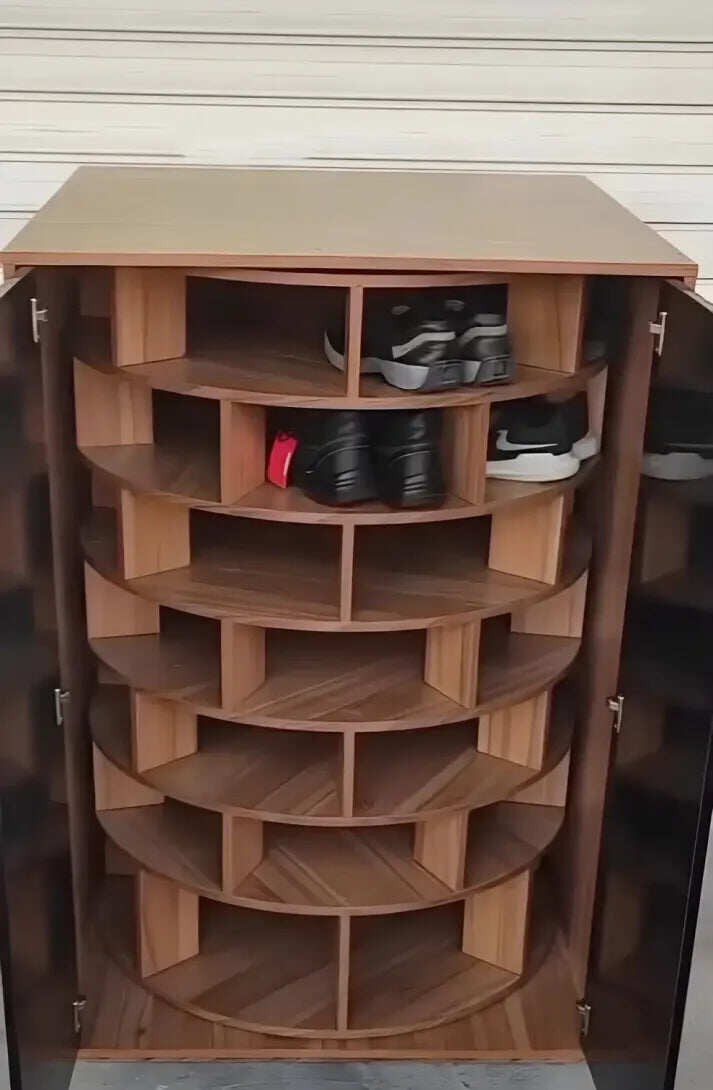 🌟High-end quality🌟[Clearance sale, buy one get one free]Large capacity rotating shoe rack